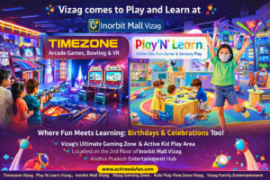 Vizag Inorbit Mall Timezone gaming and Play N Learn kids play zone