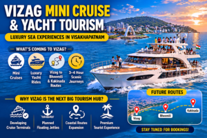 Vizag mini cruise tourism yacht services in Visakhapatnam