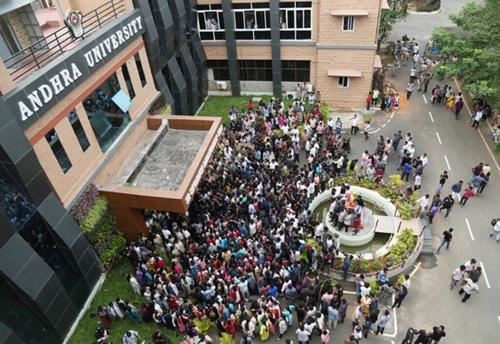 Vizag Andhra University centenary event 2026 celebrations crowd students