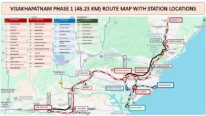 Vizag Metro Rail Phase 1 project in Visakhapatnam Andhra Pradesh