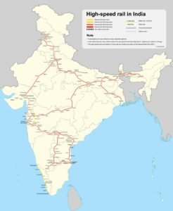 Andhra Pradesh High Speed Rail corridor map and stations