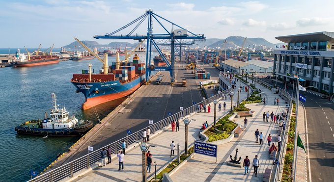Vizag Port Promenade near International Cruise Terminal