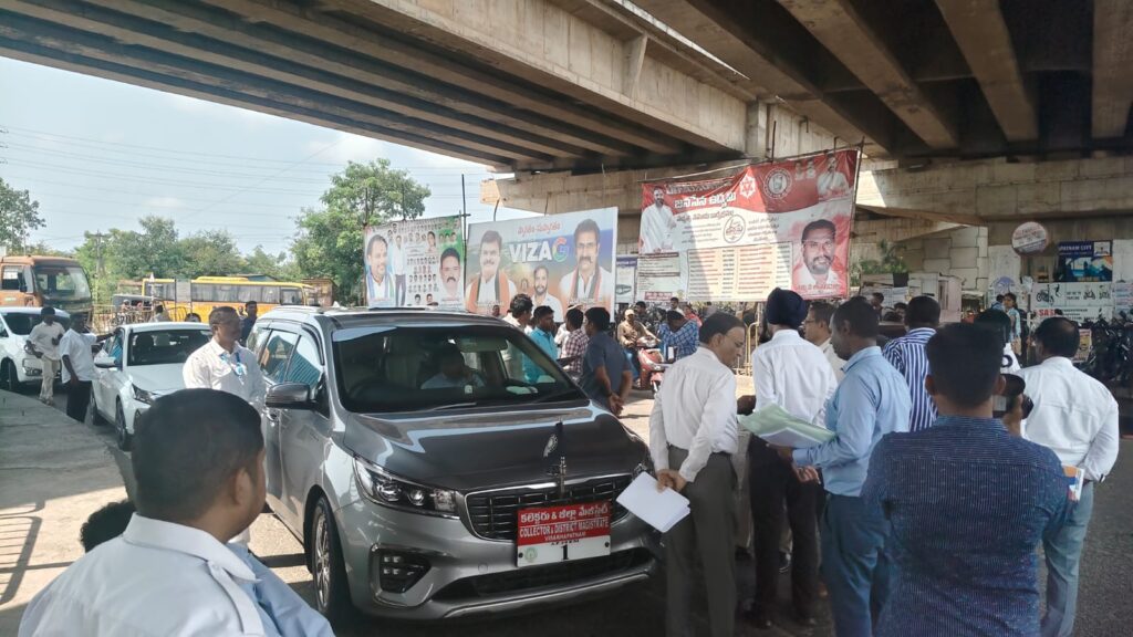 Vizag Collector inspects Anandapuram Junction road expansion works