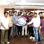 GVMC Commissioner Ketan Garg IAS unveiling Vizag Social Media Association logo with creators