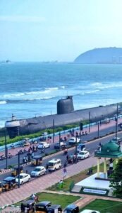 Tourists visiting museums and heritage sites in Vizag