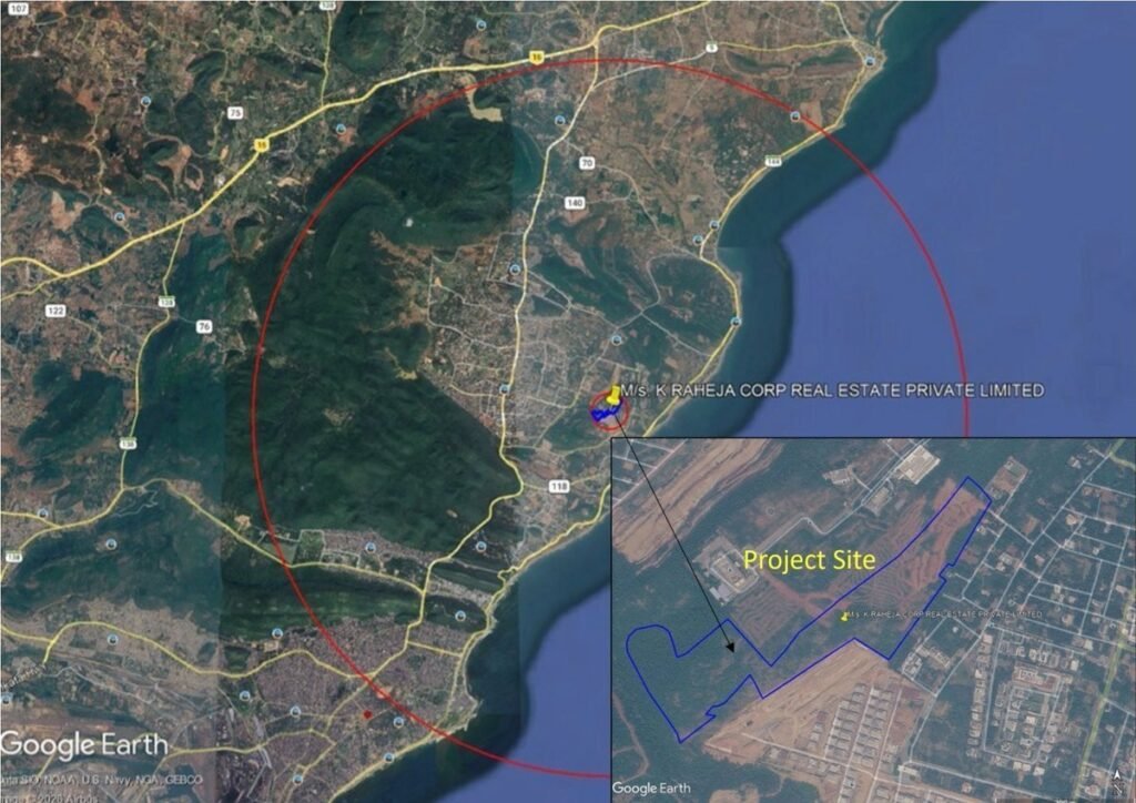 K Raheja Corp proposed mixed-use development at IT Hill-3 in Vizag