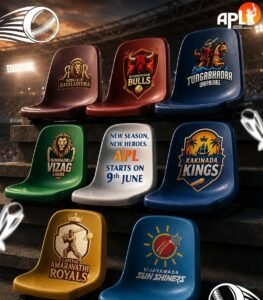 Vizag Lions taking part in Andhra Premier League 2026 in Visakhapatnam