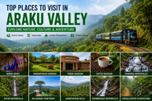 Top tourist places to visit in Araku Valley