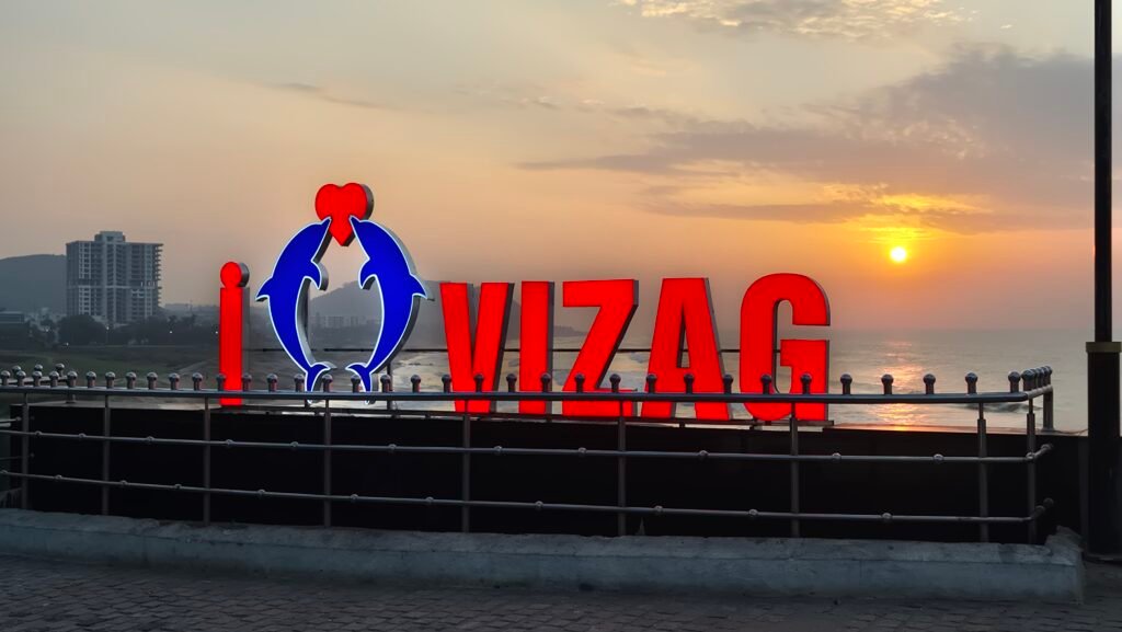I Love Vizag signboard returns to Beach Road Sea View Point