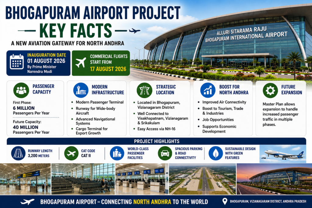Bhogapuram Airport project facts