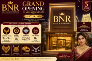 BNR Gold & Diamonds Grand Opening in Vizag showroom