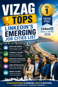 Vizag tops LinkedIn Cities on the Rise 2026 emerging job city ranking