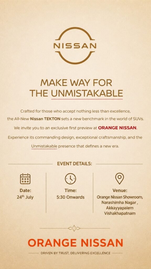 All-New Nissan TEKTON launch at Orange Nissan Visakhapatnam