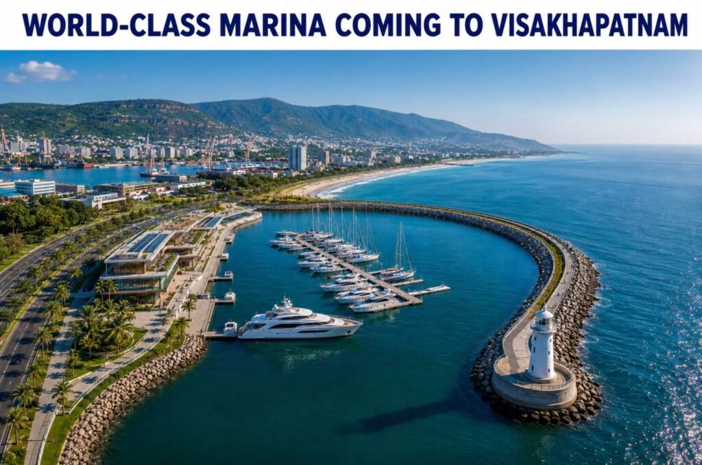 Proposed world-class marina project in Visakhapatnam waterfront