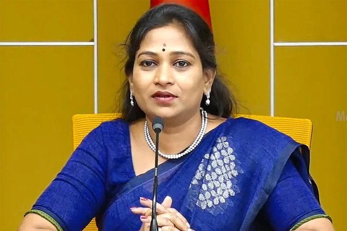 Andhra Pradesh Home Minister Vangalapudi Anitha X account hacked by cyber criminals