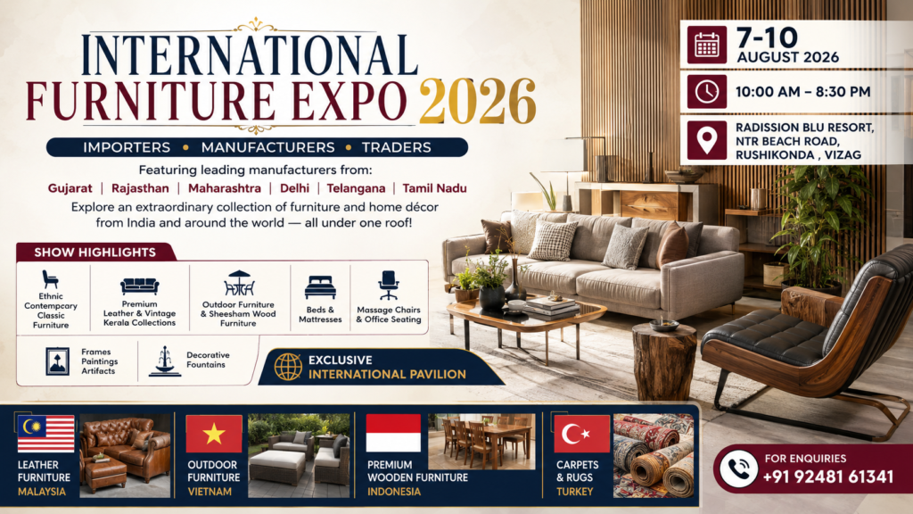 International Furniture Expo 2026 at Radisson Blu Resort Rushikonda Vizag