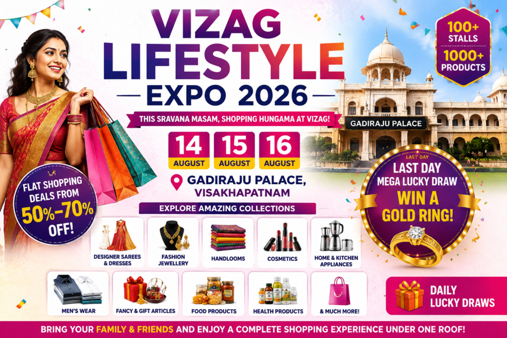 Vizag Lifestyle Expo 2026 at Gadiraju Palace, Visakhapatnam